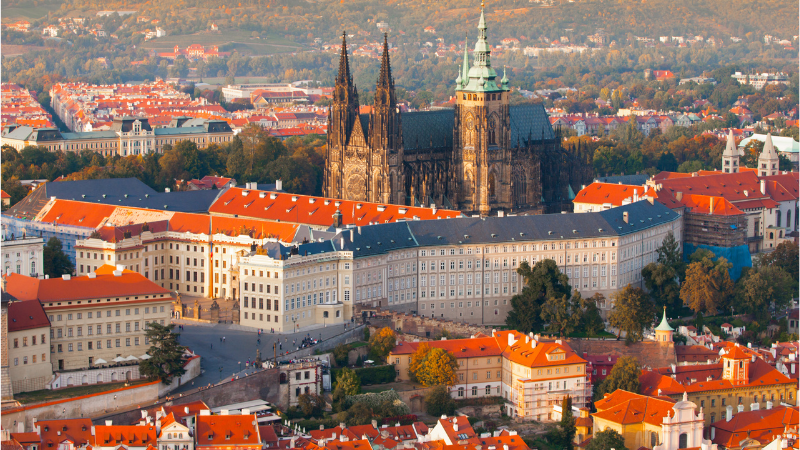 Vy över Prag